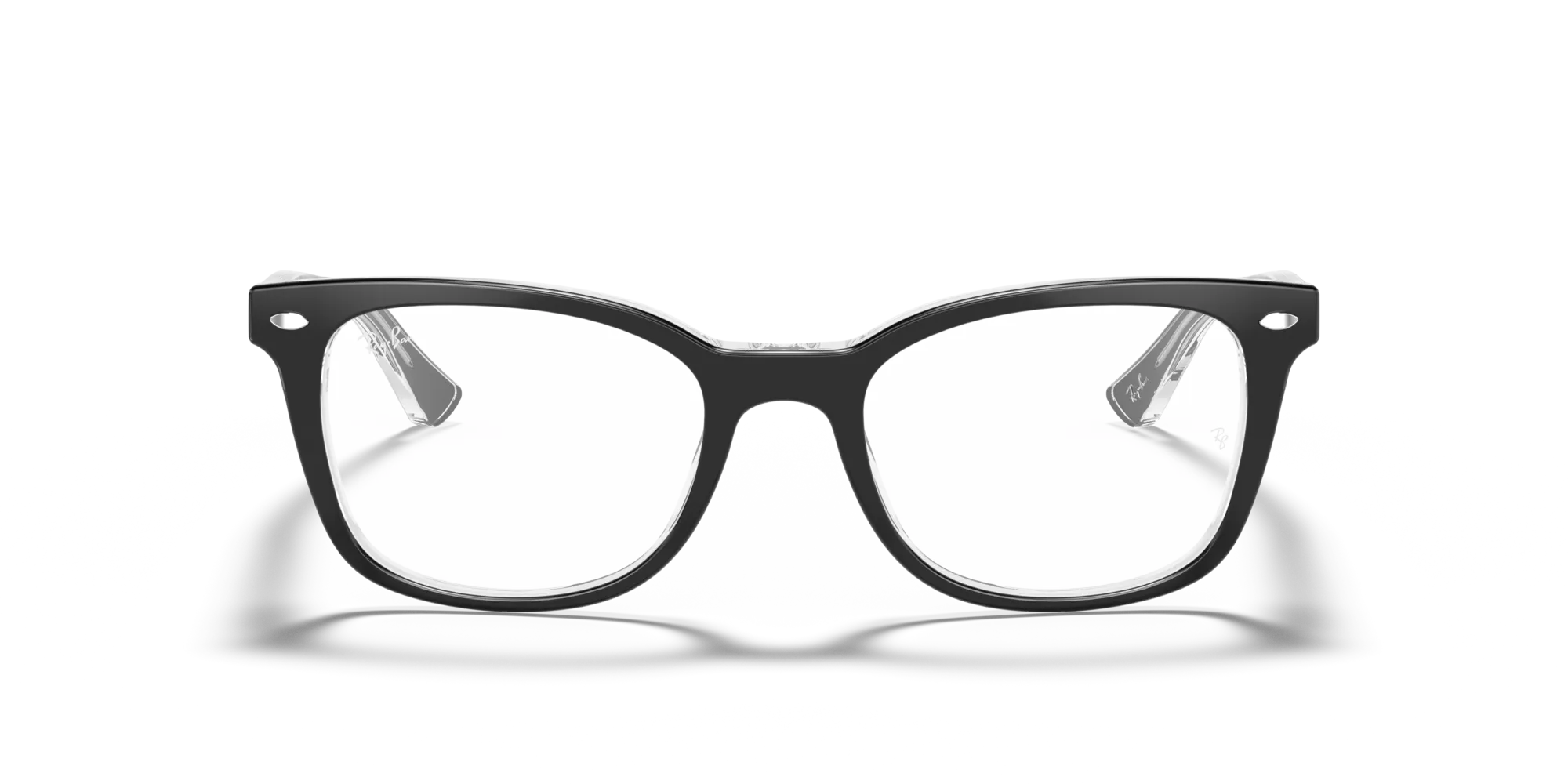 Ray - Ban RX5285 2034 Montature da vista Acetato Nero Trasparente Farfalla Normale - immagine 3