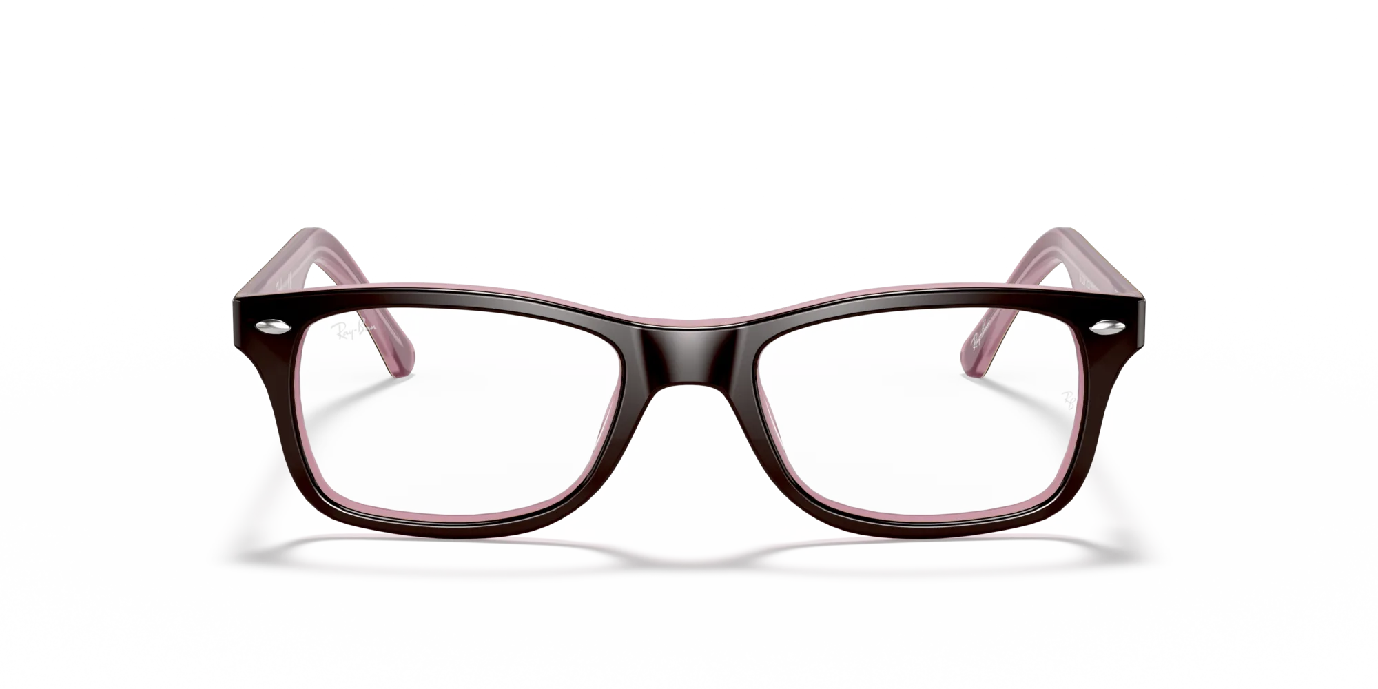 Ray - Ban RX5228 2126 Montature da vista Acetato Marrone Trasparente Squadrata Normale - immagine 3