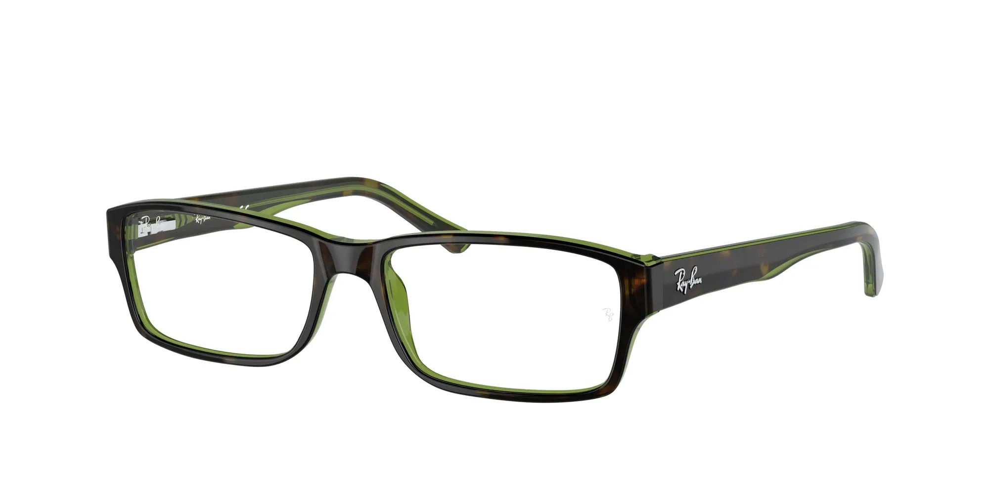 Ray - Ban RX5169 2383 Montature da vista Acetato Marrone Trasparente Squadrata Normale - immagine 1