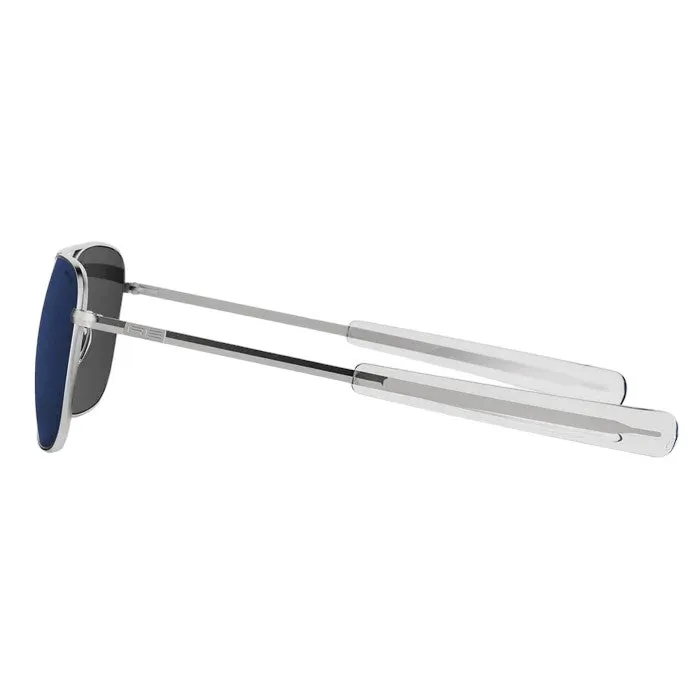 Randolph Engineering Uomo AF171 Matte chrome Occhiali da sole outlet Metallo Argento Blu Squadrata Normale - immagine 3