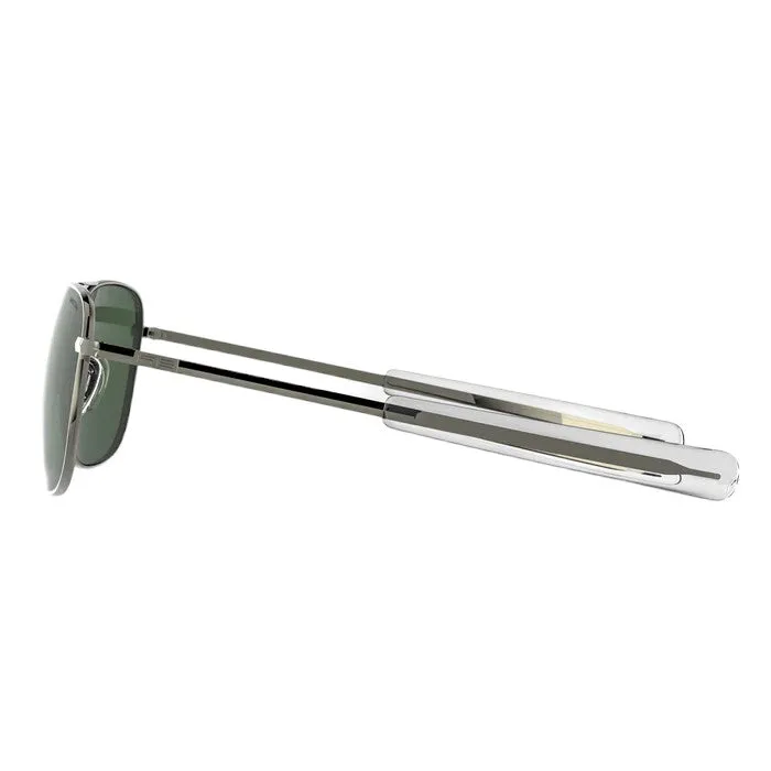 Randolph Engineering Uomo AF096 Gunmetal Occhiali da sole outlet Metallo Canna di fucile Verde Squadrata Normale - immagine 3