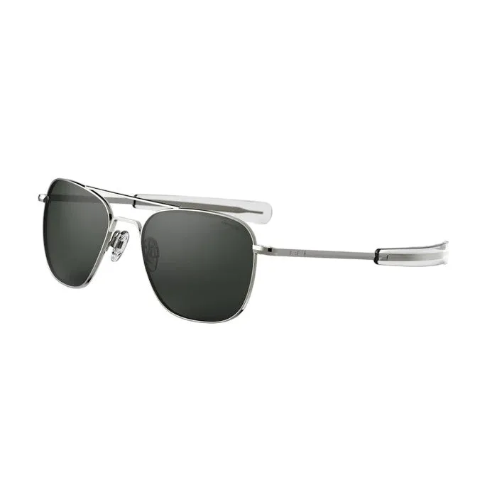 Randolph Engineering Uomo AF095 Gunmetal Occhiali da sole outlet Metallo Canna di fucile Grigio Squadrata Normale - immagine 1