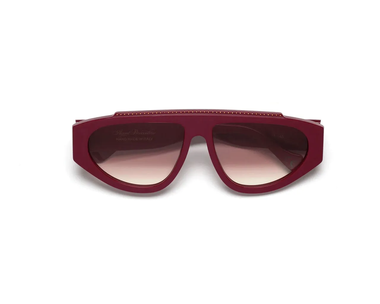 Agent Provocateur 5T2 Tyrah Bordeaux Occhiali da sole outlet Acetato Bordeaux Rosso Pilot Normale Sfumato - immagine 2