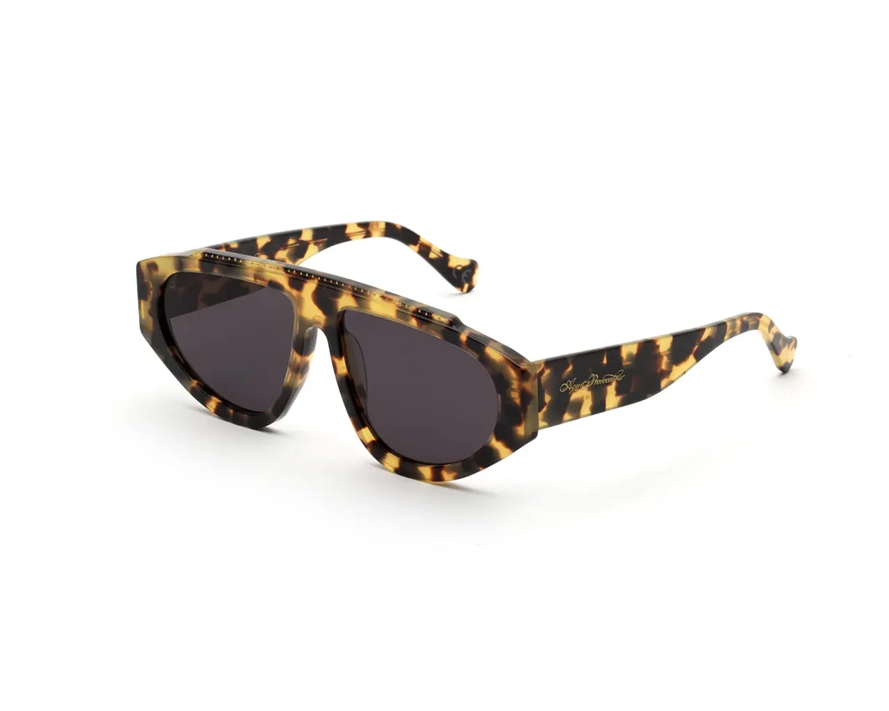 Agent Provocateur K0U Tyrah Tortoise Occhiali da sole outlet Acetato Havana Grigio Pilot Normale - immagine 1