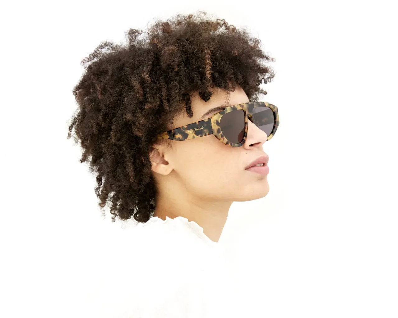 Agent Provocateur K0U Tyrah Tortoise Occhiali da sole outlet Acetato Havana Grigio Pilot Normale - immagine 3