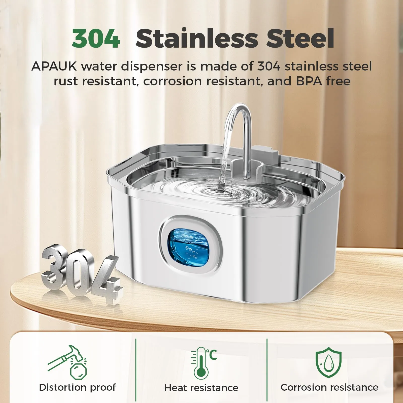 APAUK 3.2L Fontanella gatti+Fontanella+6 filtri+6 spugne - immagine 2