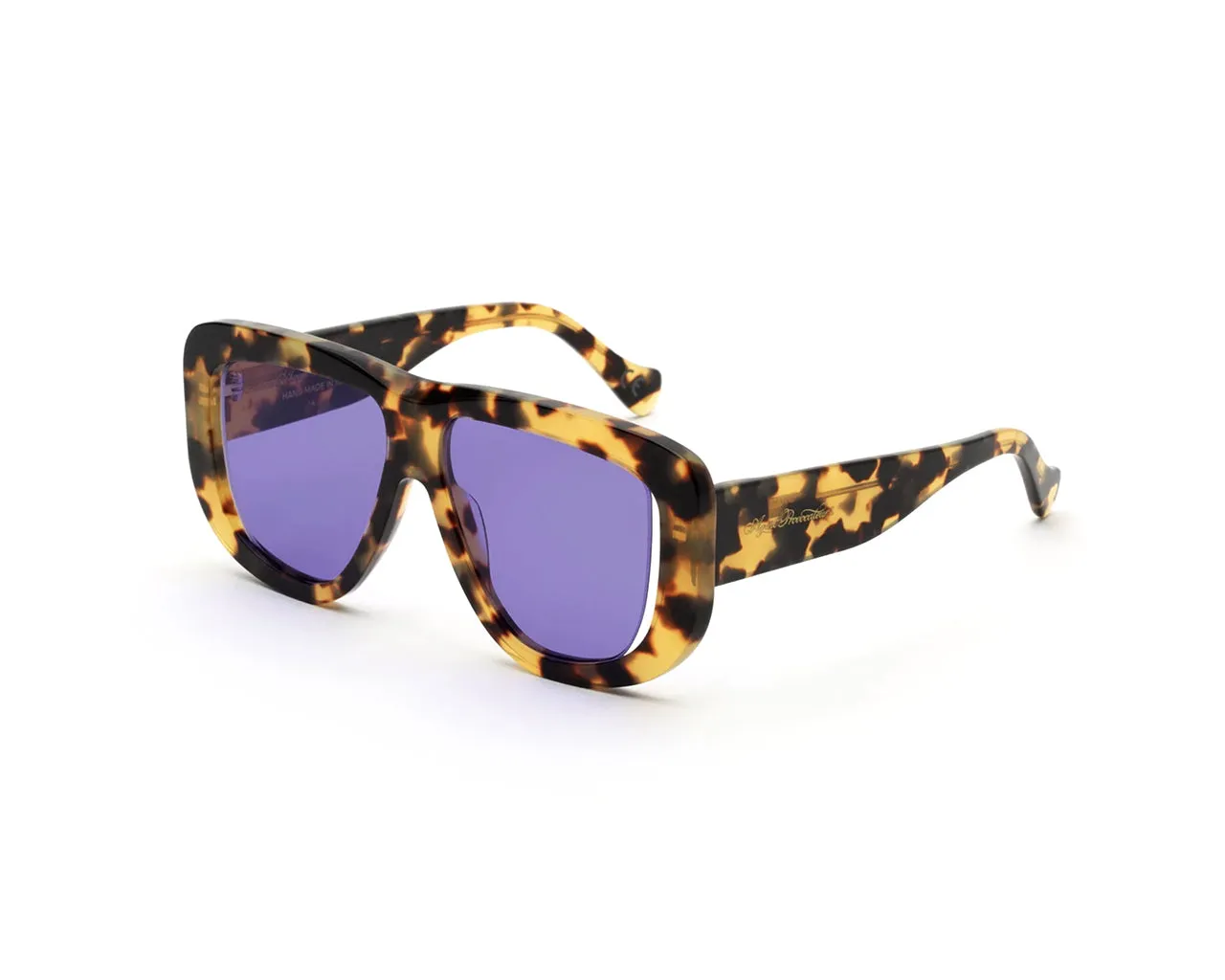 Agent Provocateur 2RZ Karley Tortoise Occhiali da sole outlet Acetato Havana Viola Pilot Normale - immagine 1