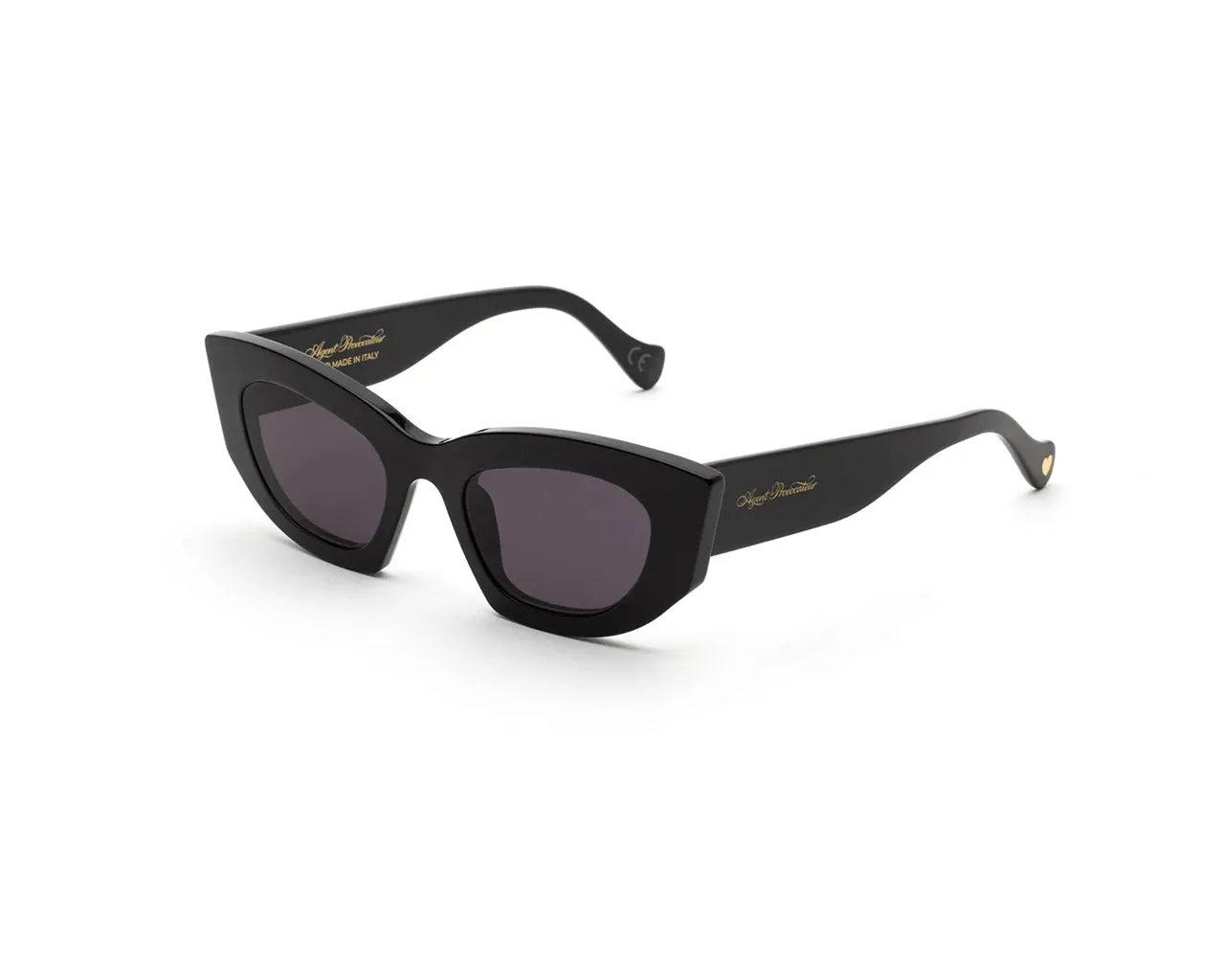 Agent Provocateur 5VS Kitti Black Occhiali da sole outlet Acetato Nero Nero Cat Eye Normale - immagine 1