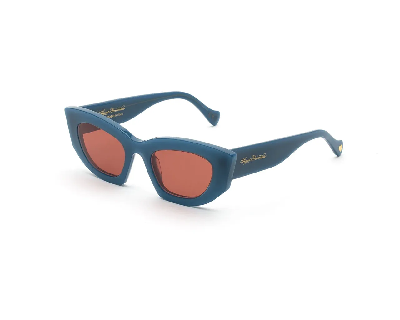 Agent Provocateur UD0 Kitti Teal Occhiali da sole outlet Acetato Blu Rosso Cat Eye Normale - immagine 1