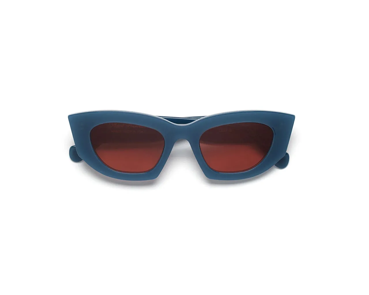 Agent Provocateur UD0 Kitti Teal Occhiali da sole outlet Acetato Blu Rosso Cat Eye Normale - immagine 2