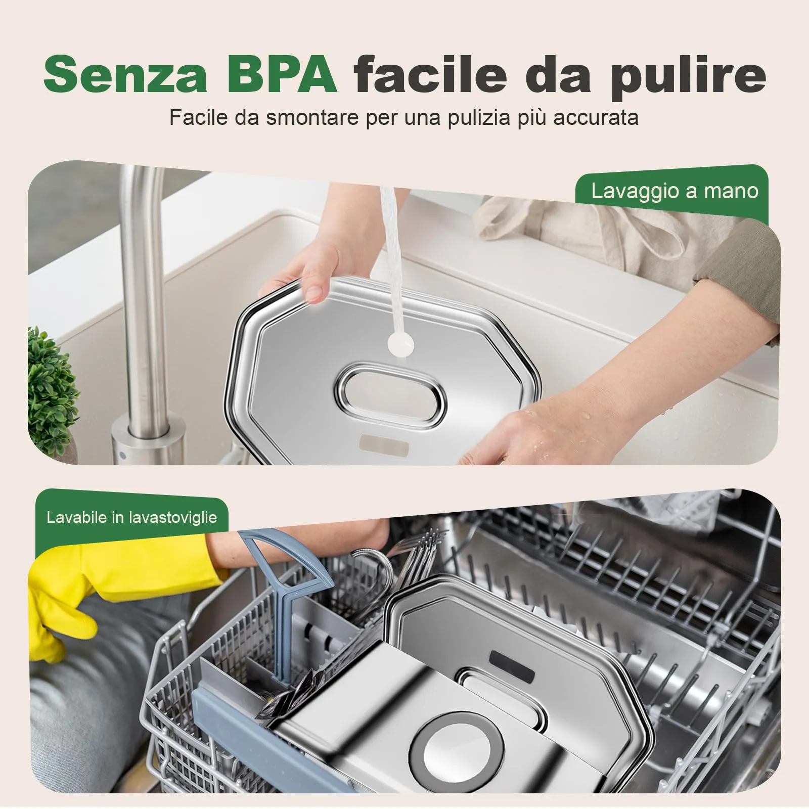 APAUK 3.2 L Fontanella per gatti in acciaio inossidabile (4 filtri) - immagine 7