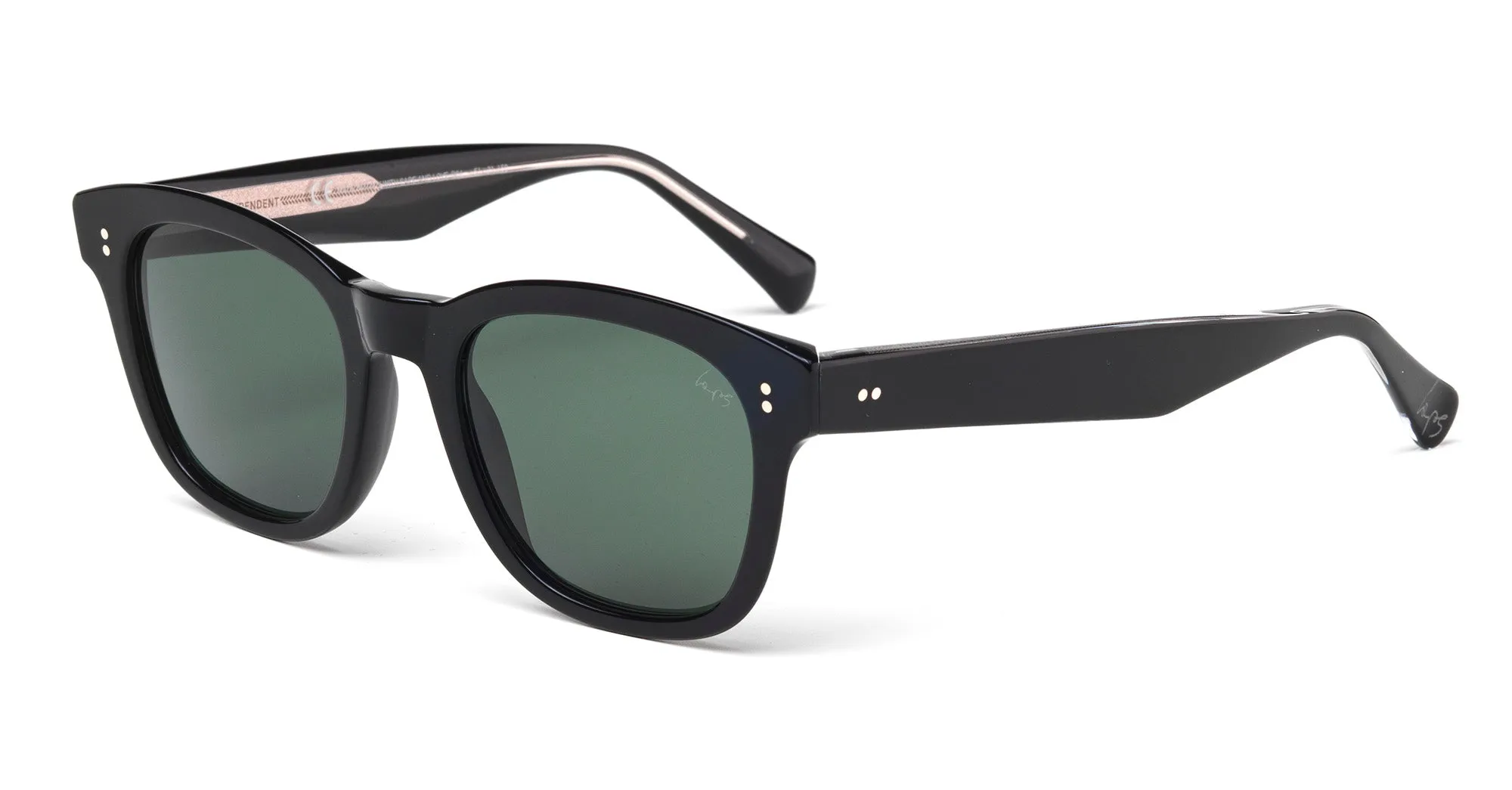 Laps Collection Uomo TONI 020LP 009.GLS Occhiali da sole outlet Acetato Nero Grigio Rotonda Antiriflesso - immagine 1