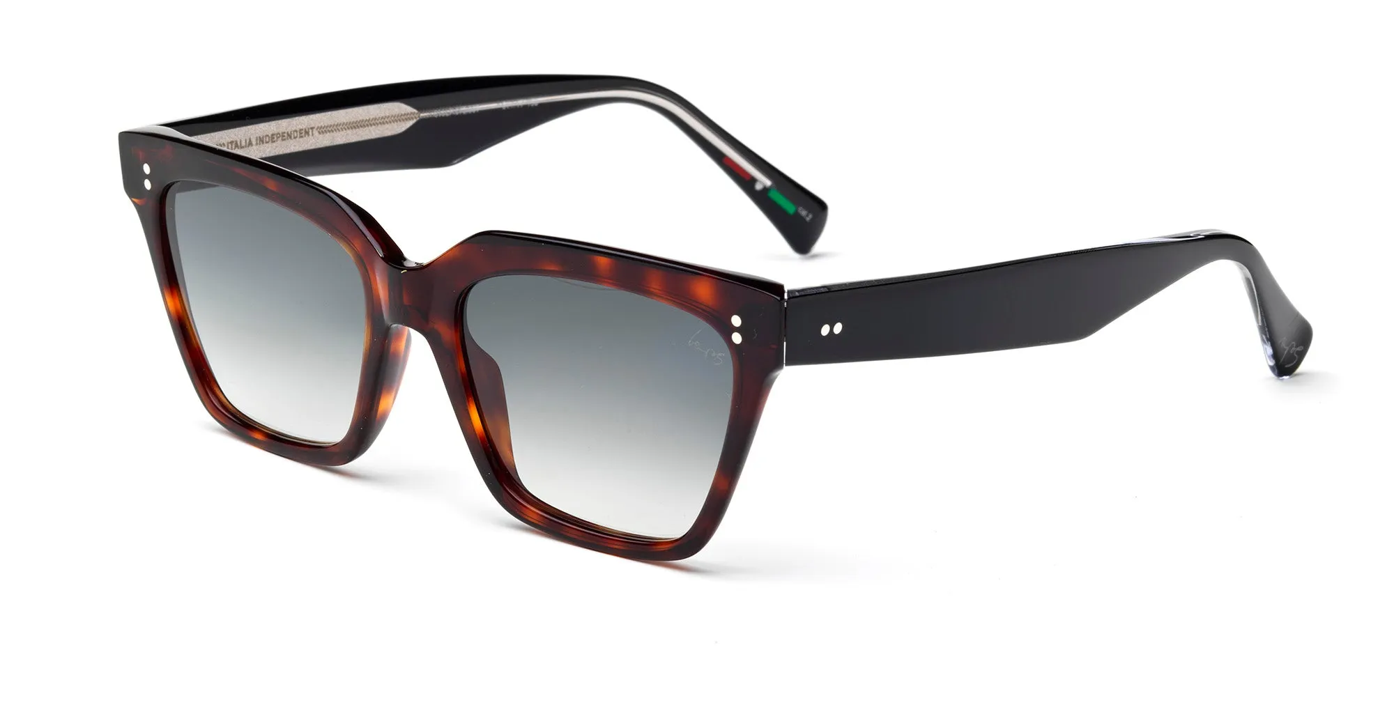 Laps Collection Donna ALIDA 016LP 092.009 Occhiali da sole outlet Acetato Havana Grigio Squadrata Normale Sfumato - immagine 1