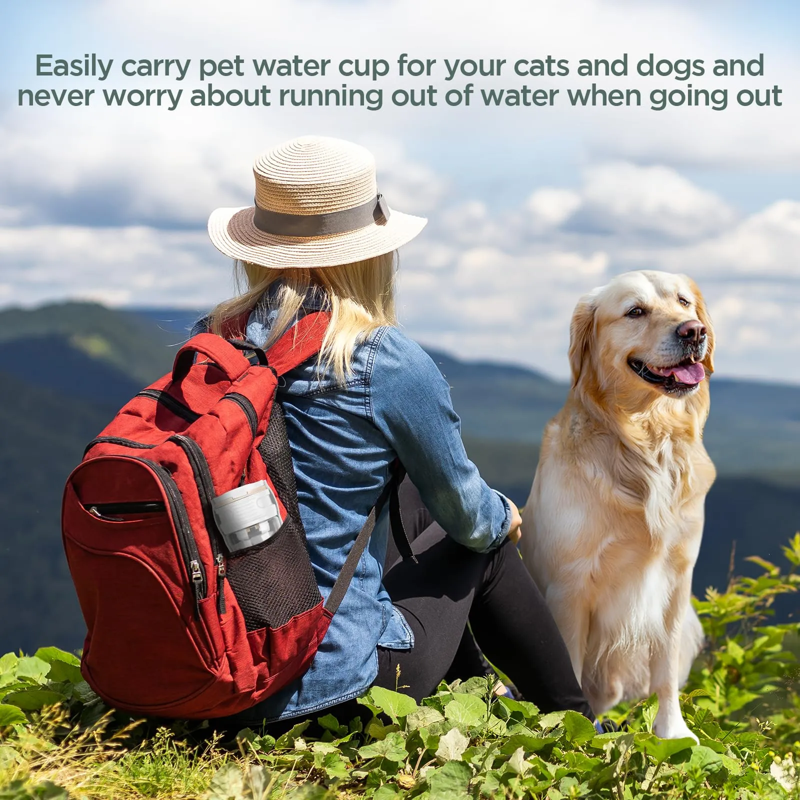 AiQInu 520ml Bottiglia per Cani, pieghevole a 180° & a prova di perdite, bottiglia portatile con filtro, grande capacità, bottiglia da viaggio per cani piccoli, gatti & animali domestici - immagine 7
