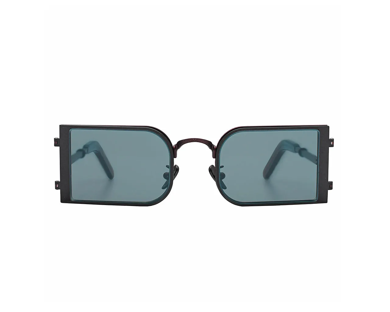 AMEN Unisex Reverse A23S08 Occhiali da sole outlet Metallo Marrone Multicolore Squadrata - immagine 3