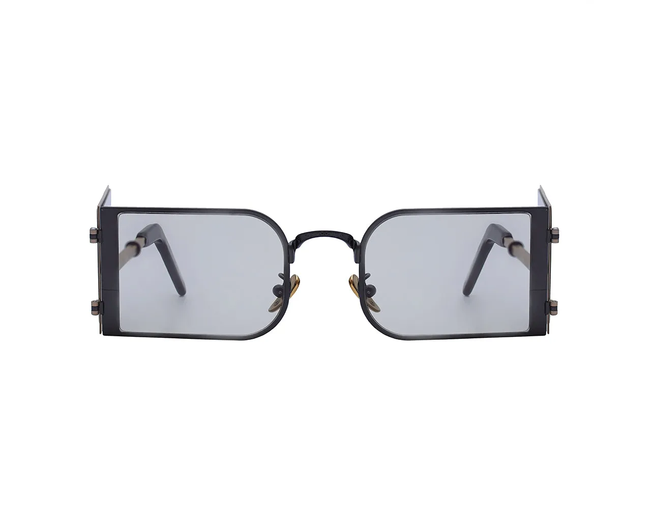 AMEN Unisex Reverse A23S06 Occhiali da sole outlet Metallo Grigio Grigio Squadrata - immagine 2