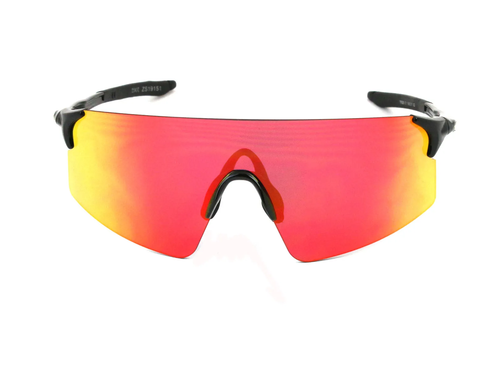 Sweet Years Unisex TR525 01 Nero/Rosso Revo Occhiali da sole outlet Nero Rosso Maschera Normale - immagine 2