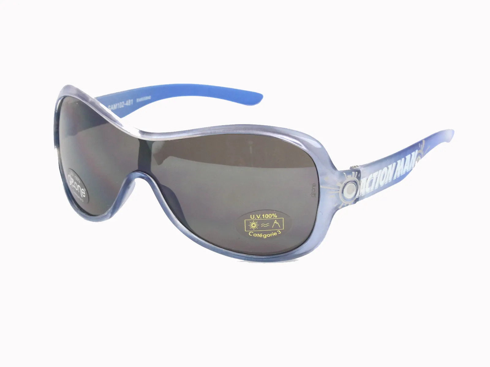 Action Man Bambino SAM-102 481 Occhiali da sole outlet Blu Avvolgente - immagine 1