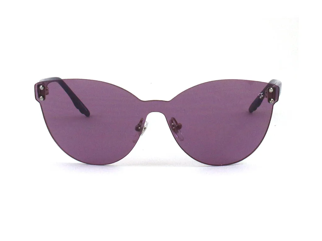 Fiorucci Donna FIS 016 005 Occhiali da sole outlet Plastica Viola Viola Cat Eye - immagine 2