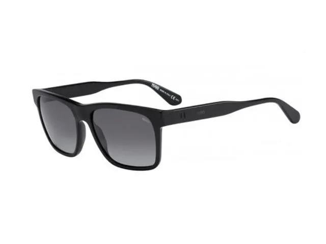 Hugo Boss HUGO 0102/S 4O0/HD Occhiali da sole outlet Plastica Nero Squadrata - immagine 1