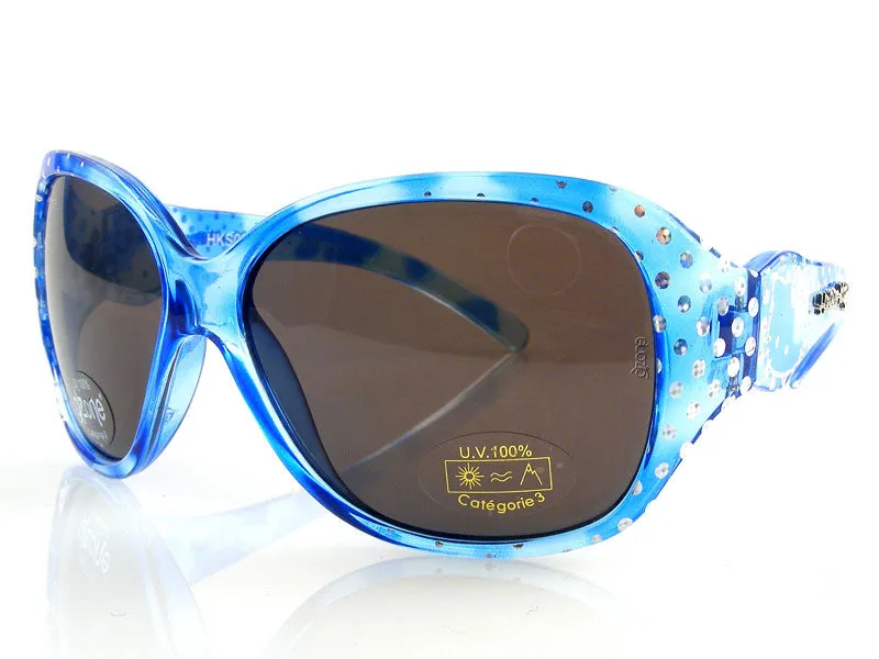 Hello Kitty Bambino HKS009 681 Occhiali da sole outlet Acetato Azzurro - immagine 1