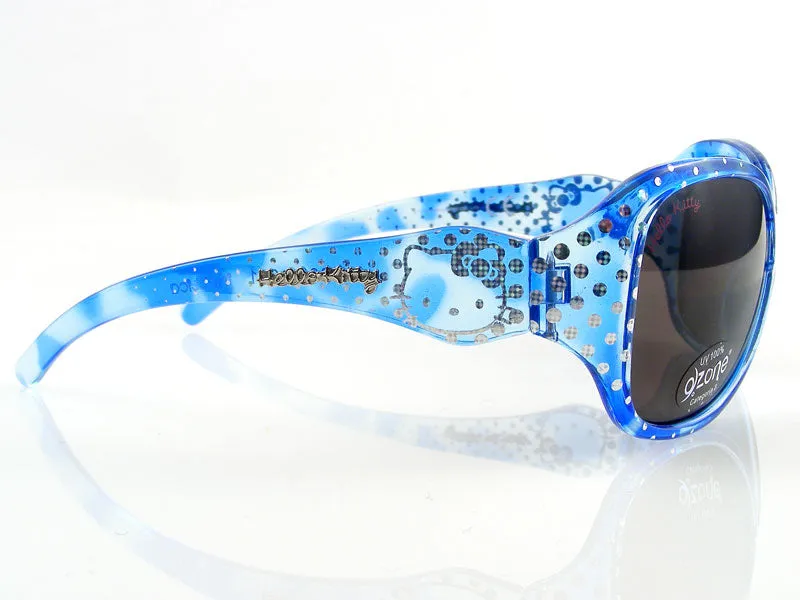 Hello Kitty Bambino HKS009 681 Occhiali da sole outlet Acetato Azzurro - immagine 2