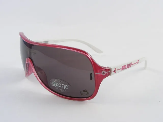 Hello Kitty Bambino HKS032 520 Occhiali da sole outlet Plastica Rosso - immagine 1