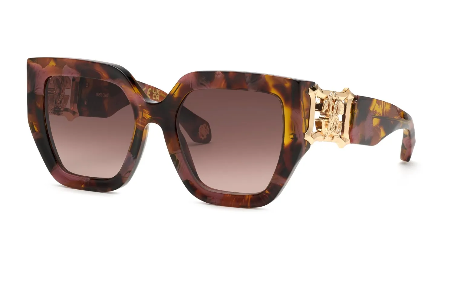 Roberto Cavalli Roberto Cavalli SRC089 01GQ Occhiali da sole Marrone Sfumato - immagine 1