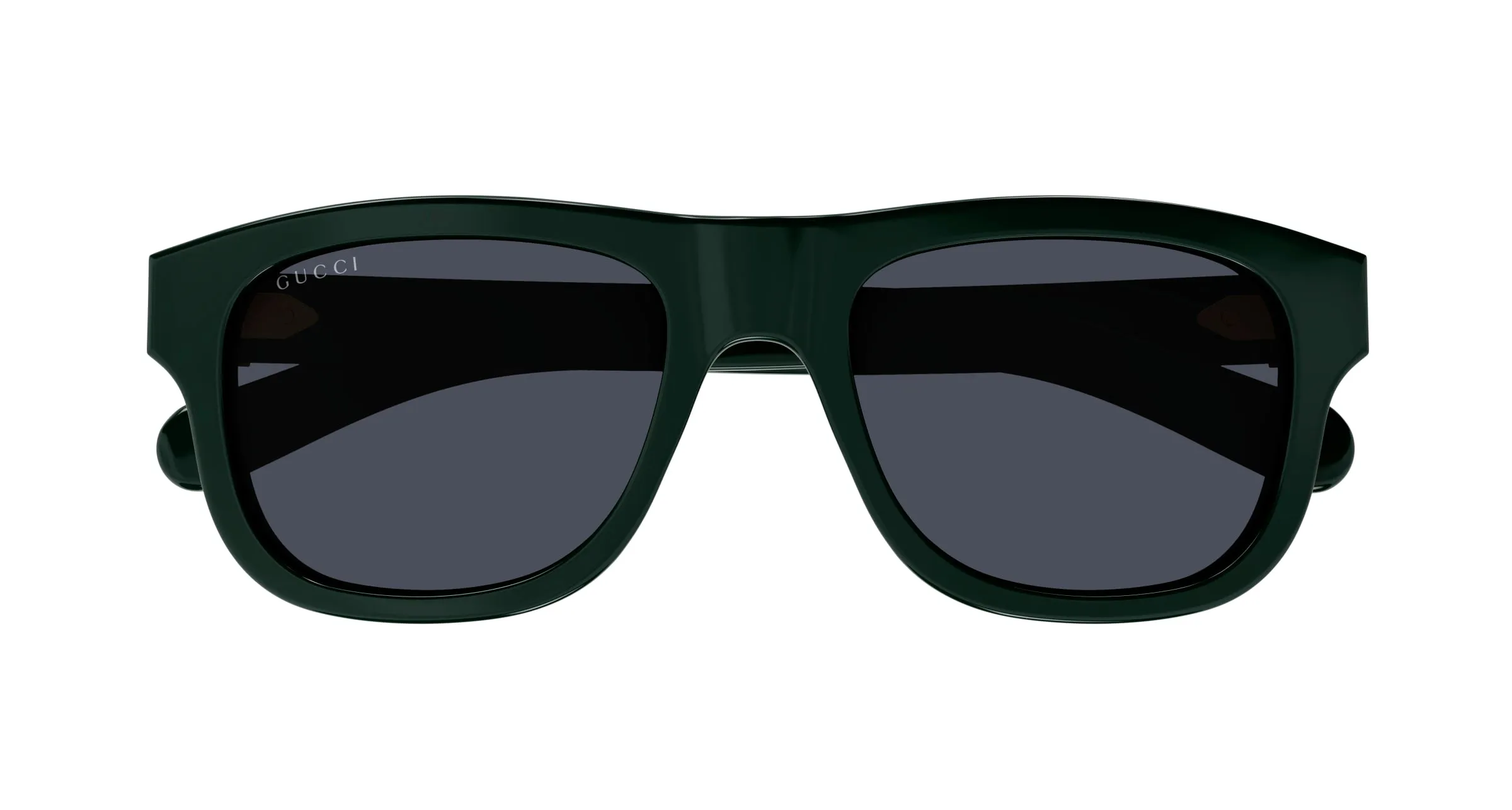 Gucci GG1509S 004 Occhiali da sole Acetato Verde Blu Rotonda - immagine 2