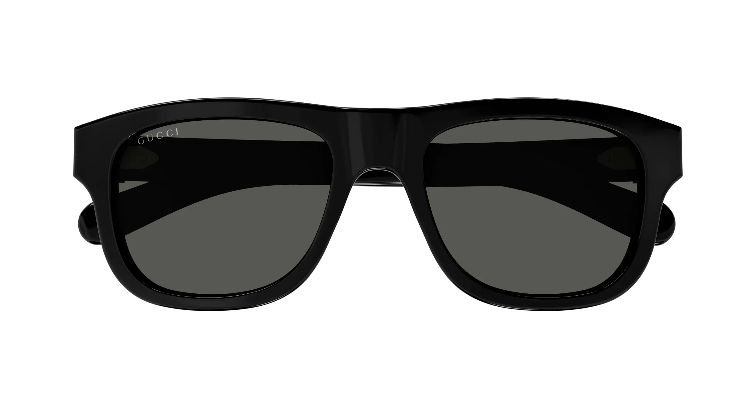 Gucci GG1509S 001 Occhiali da sole Acetato Nero Grigio Rotonda - immagine 2