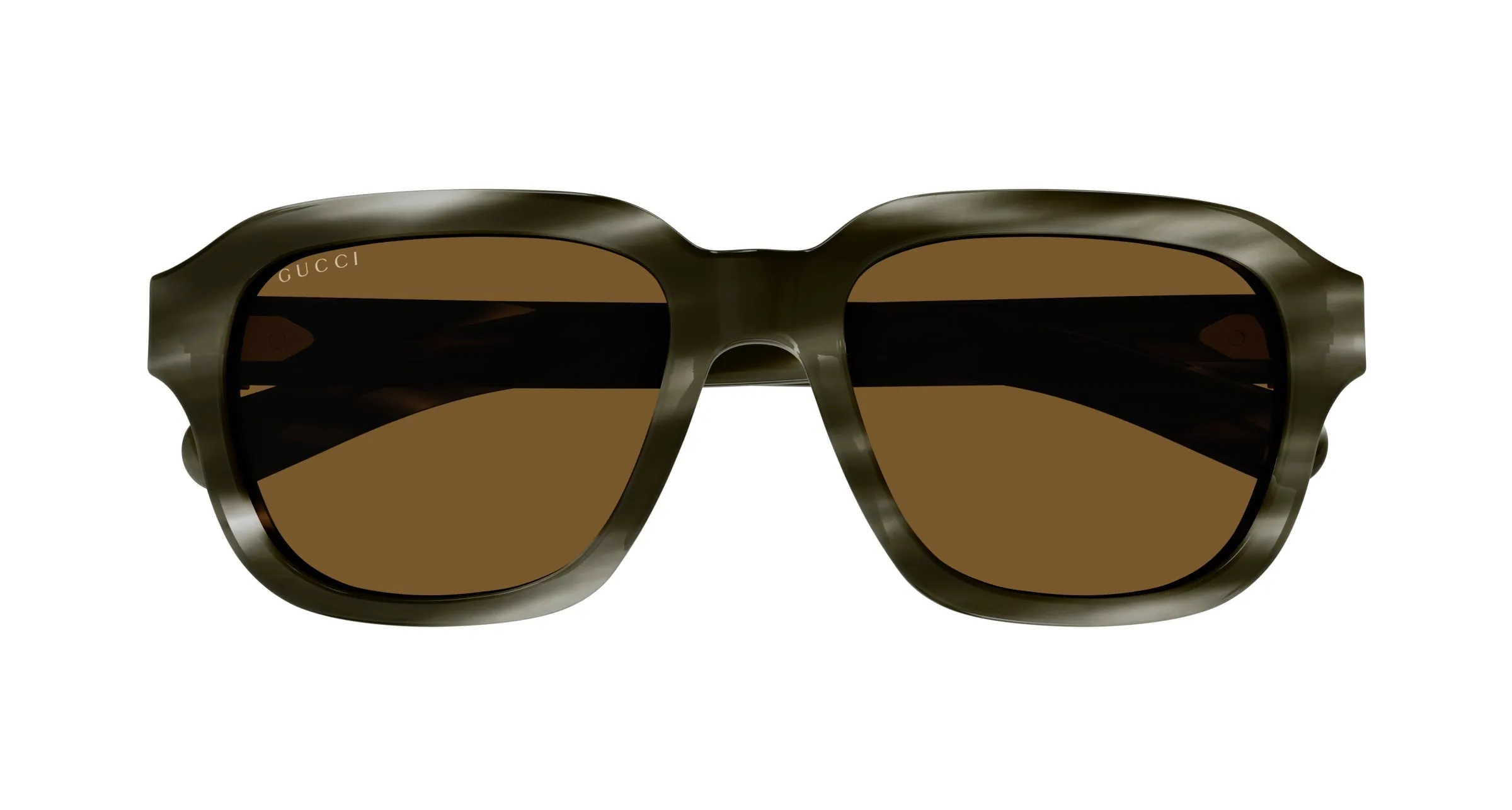 Gucci GG1508S 003 Occhiali da sole Acetato Havana Marrone Squadrata - immagine 2