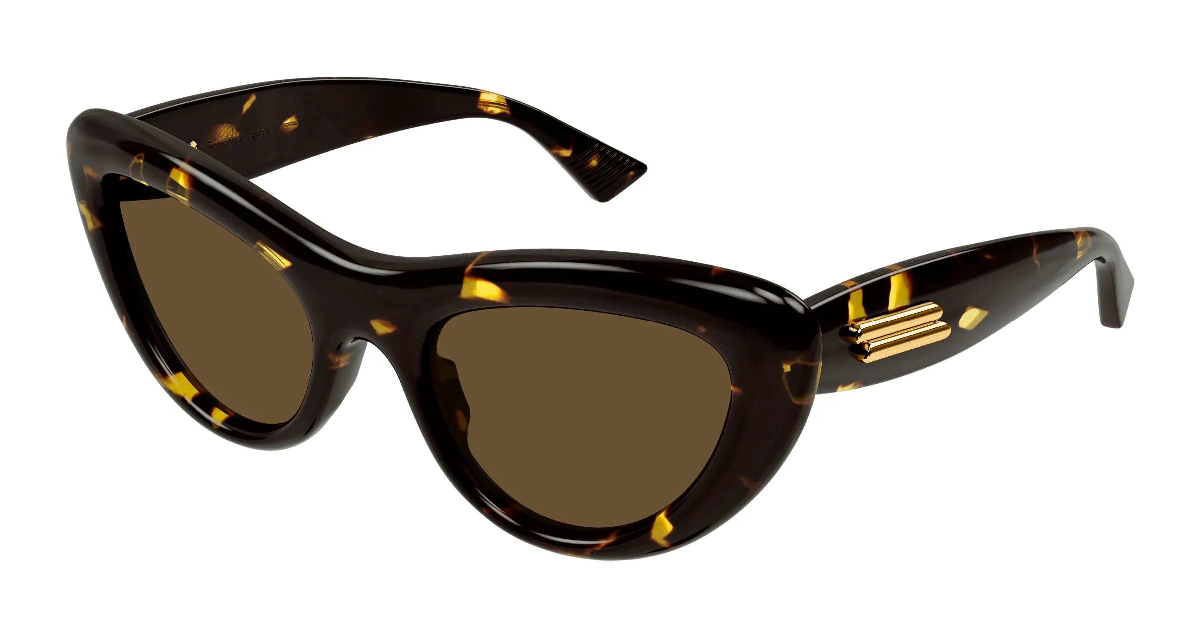 Bottega Veneta BV1282S 002 Occhiali da sole Acetato Havana Marrone Cat Eye - immagine 1