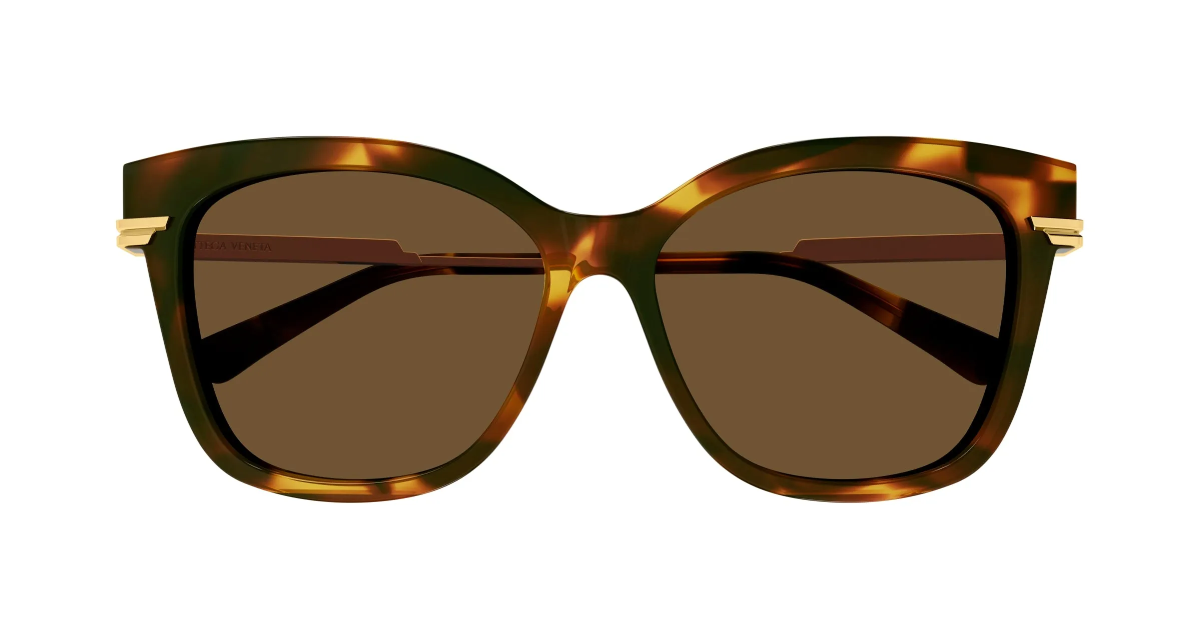 Bottega Veneta BV1296SA 002 Occhiali da sole Acetato Havana Marrone Cat Eye - immagine 2