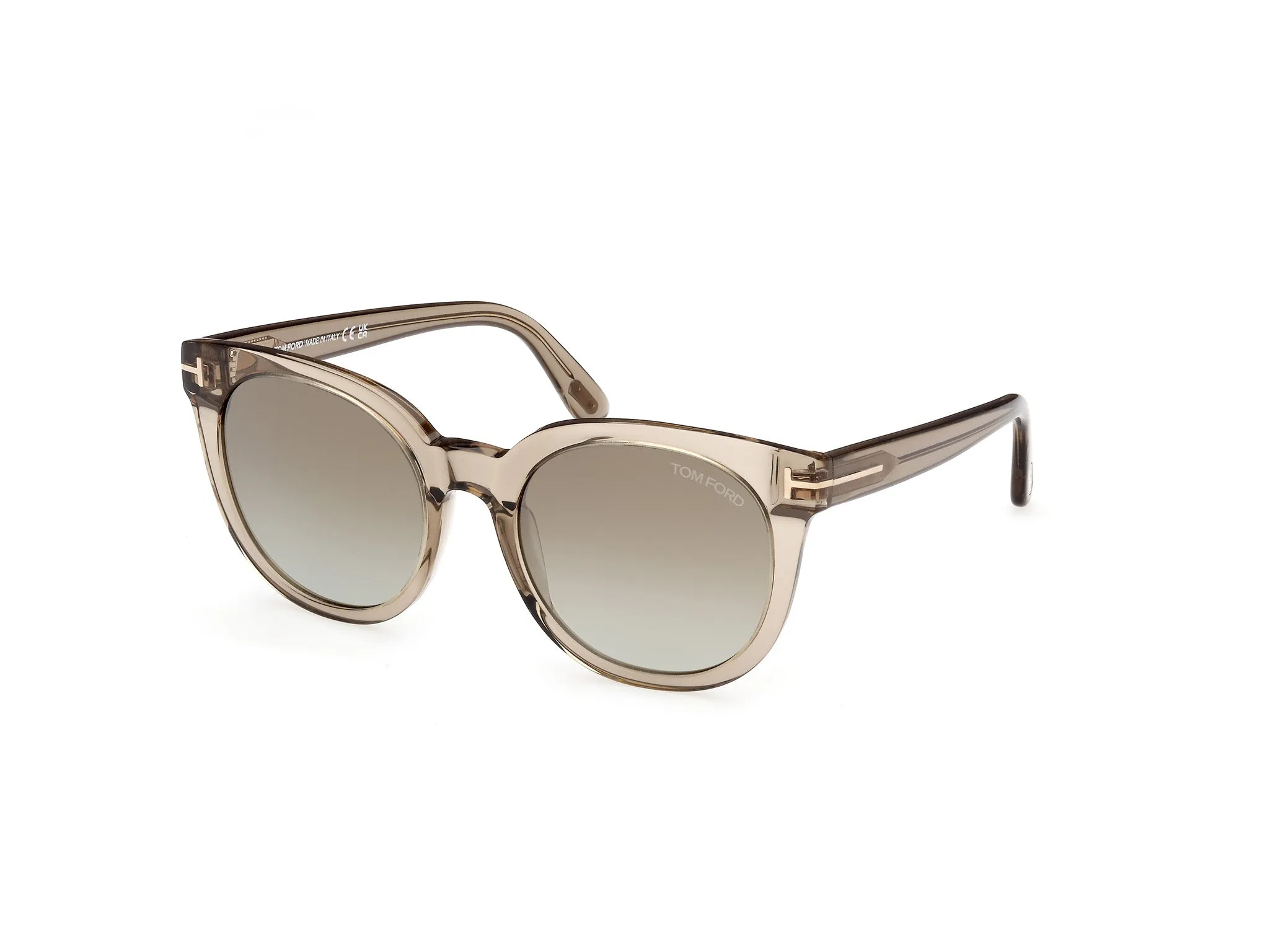 TOM FORD FT1109 MOIRA 45G Occhiali da sole Acetato Marrone Marrone Farfalla Normale Sfumato - immagine 1