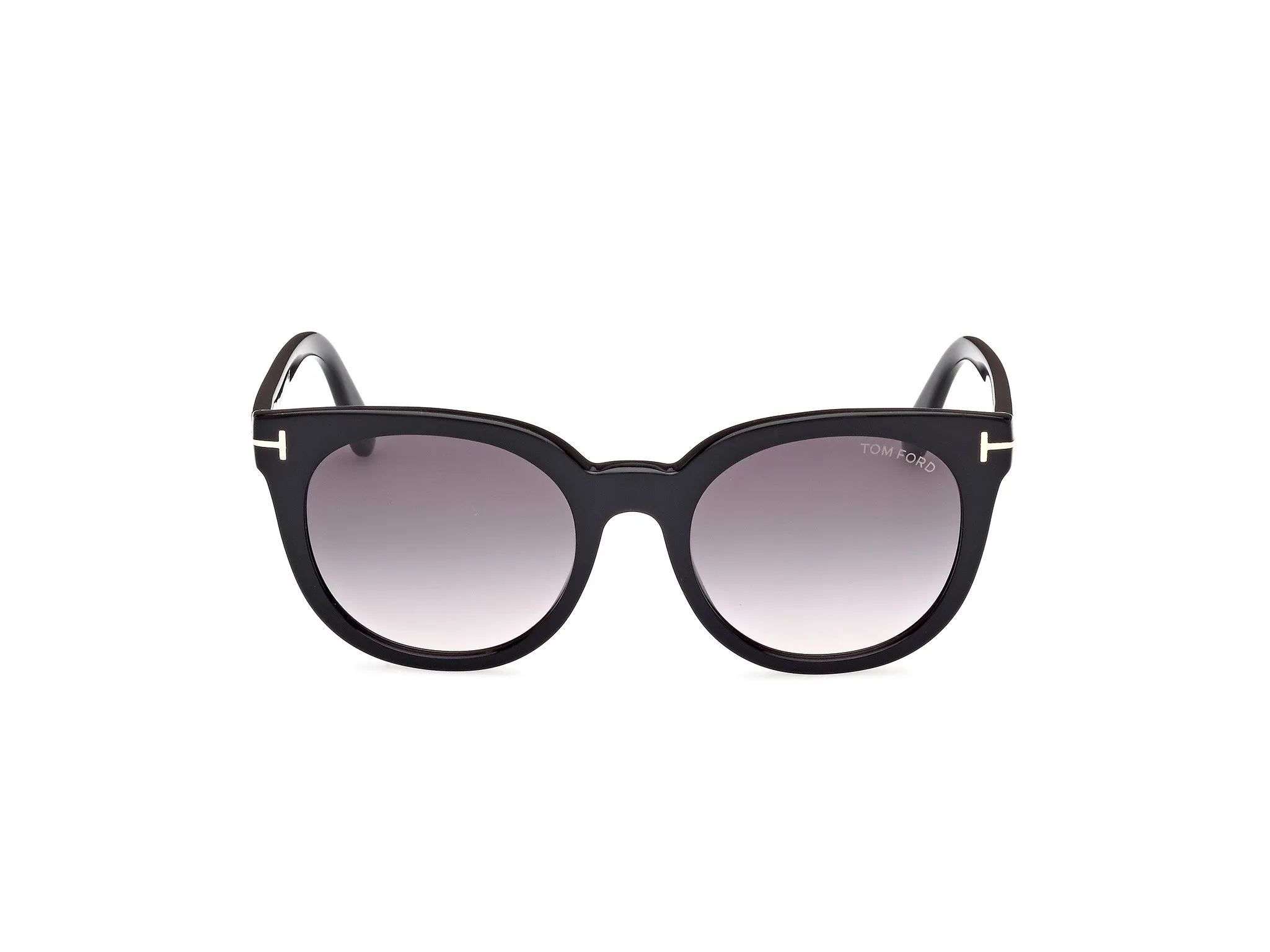 TOM FORD FT1109 MOIRA 01B Occhiali da sole Acetato Nero Grigio Farfalla Normale Sfumato - immagine 2