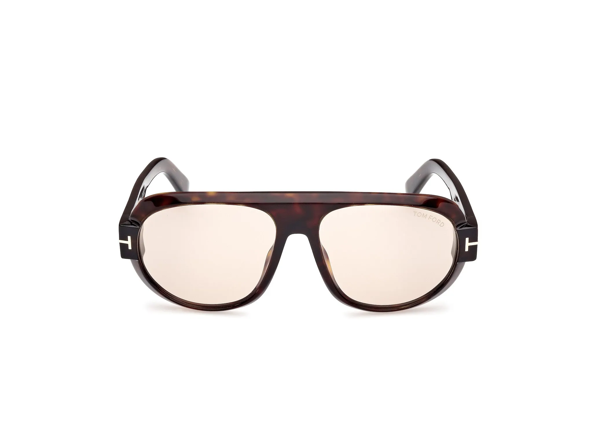TOM FORD FT1102 BLAKE-02 52E Occhiali da sole Acetato Havana Marrone Pilot Fotocromatiche - immagine 2