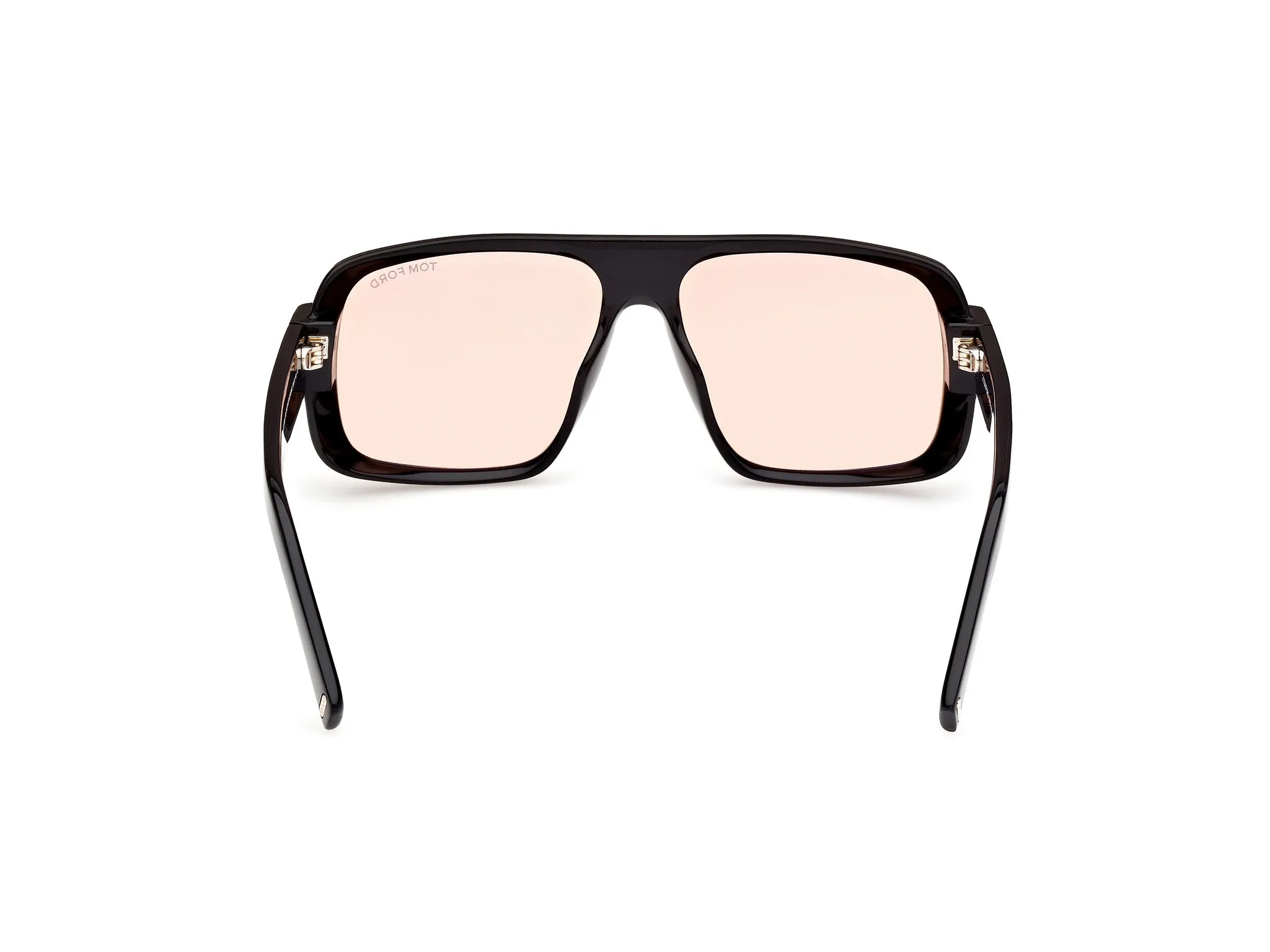 TOM FORD FT1101 TURNER 01E Occhiali da sole Acetato Nero Marrone Squadrata Fotocromatiche - immagine 4