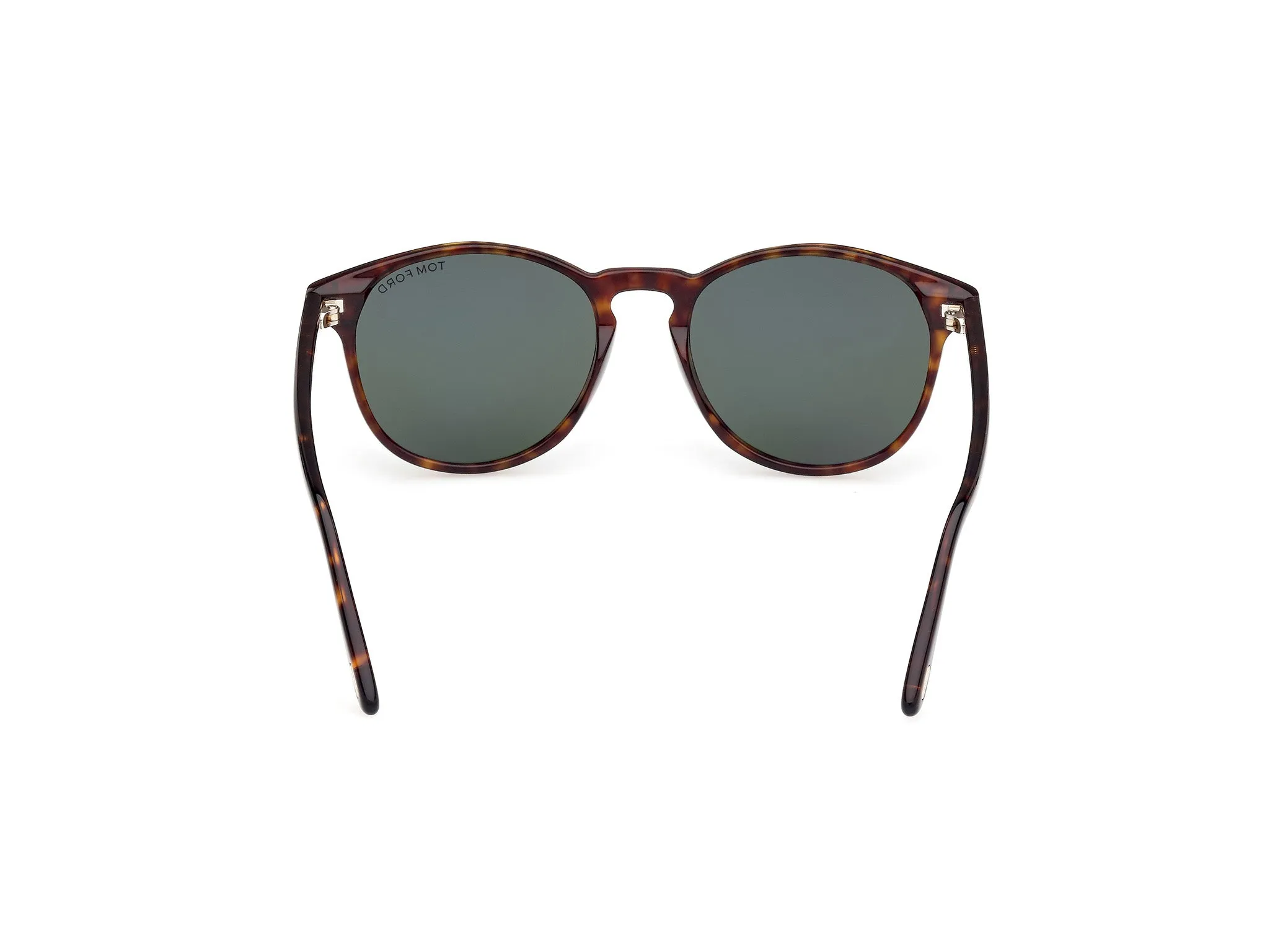 TOM FORD FT1097 LEWIS 52N Occhiali da sole Acetato Havana Verde Rotonda Normale - immagine 4