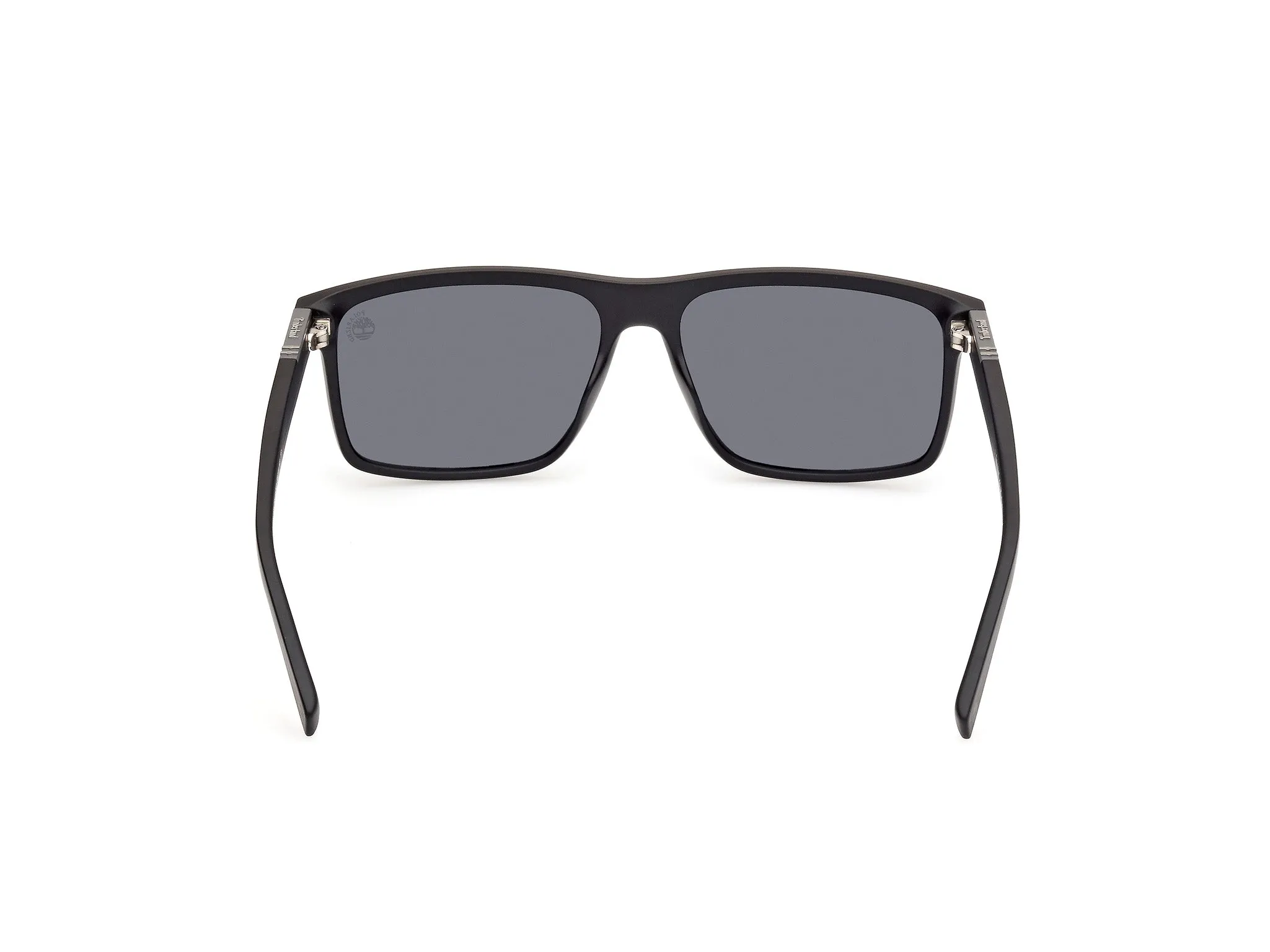 Timberland TB00006 02D Occhiali da sole Iniettato Nero Fumo Squadrata Polarizzata - immagine 4