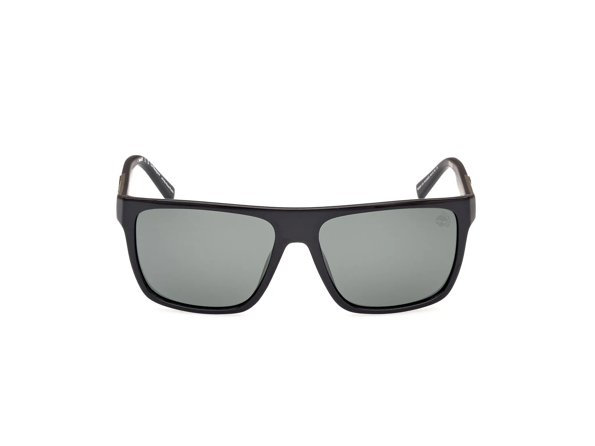 Timberland TB00005 01R Occhiali da sole Iniettato Nero Verde Squadrata Polarizzata - immagine 2