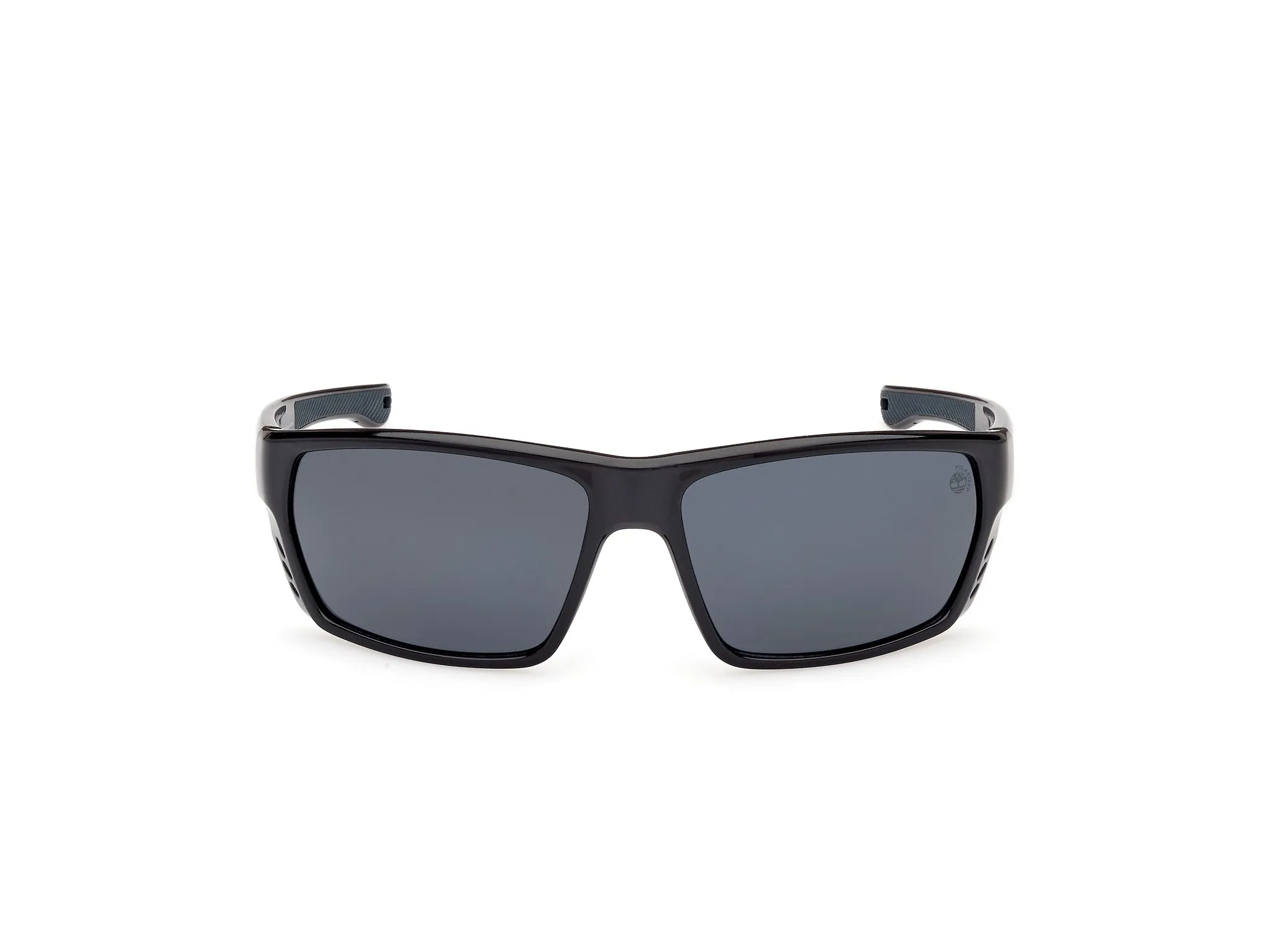 Timberland TB00002 01D Occhiali da sole Iniettato Nero Fumo Squadrata Polarizzata - immagine 2