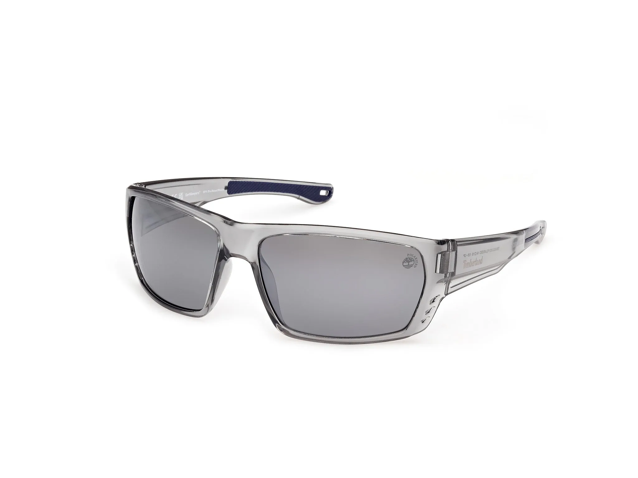 Timberland TB00002 20D Occhiali da sole Iniettato Grigio Fumo Squadrata Polarizzata - immagine 1