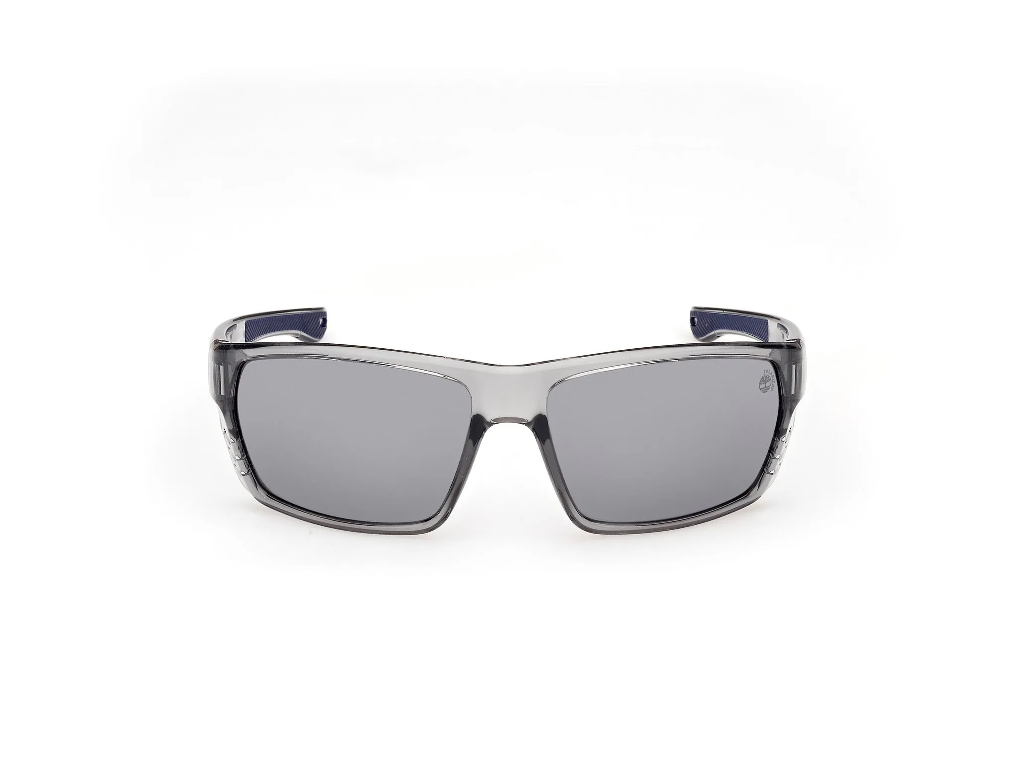 Timberland TB00002 20D Occhiali da sole Iniettato Grigio Fumo Squadrata Polarizzata - immagine 2