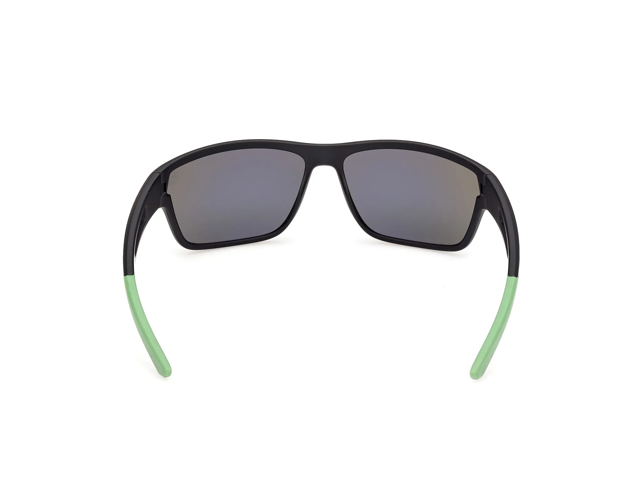 Timberland TB00001 02R Occhiali da sole Iniettato Nero Verde Squadrata Polarizzata - immagine 4