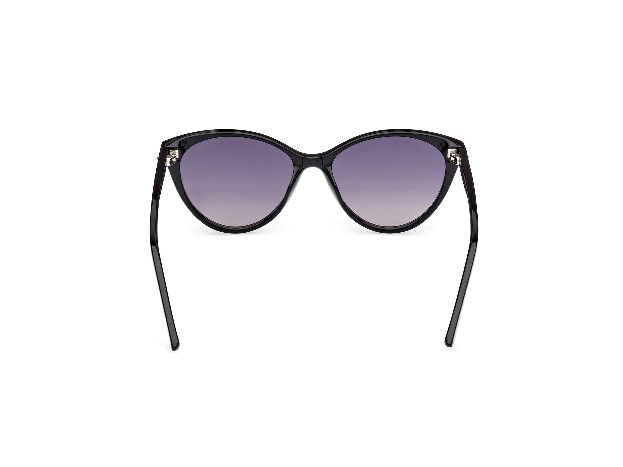 Guess GU8291 01B Occhiali da sole Iniettato Nero Fumo Cat Eye Normale Sfumato - immagine 4