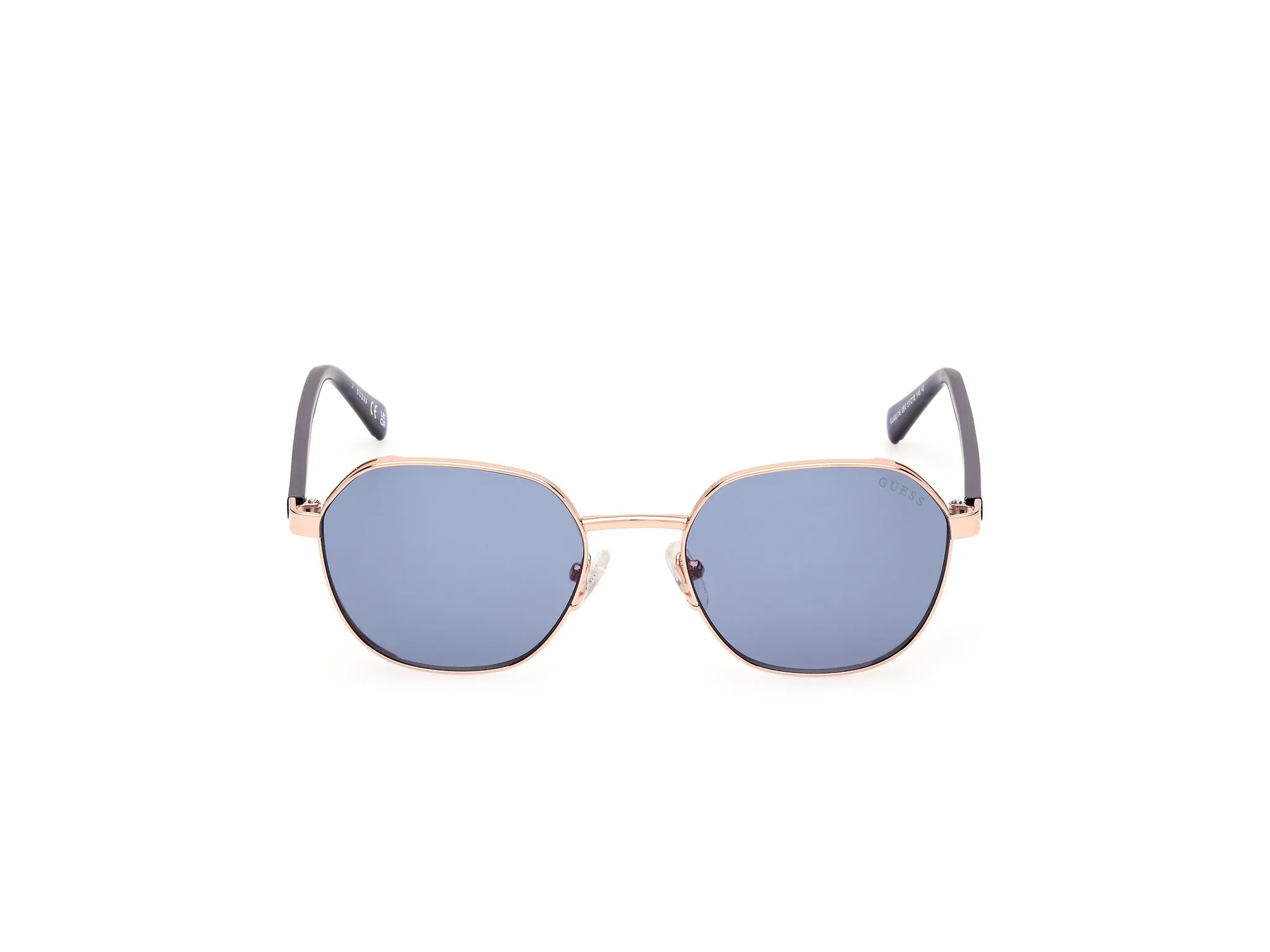 Guess GU00116 28V Occhiali da sole Metallo Oro Blu Rotonda Normale - immagine 2
