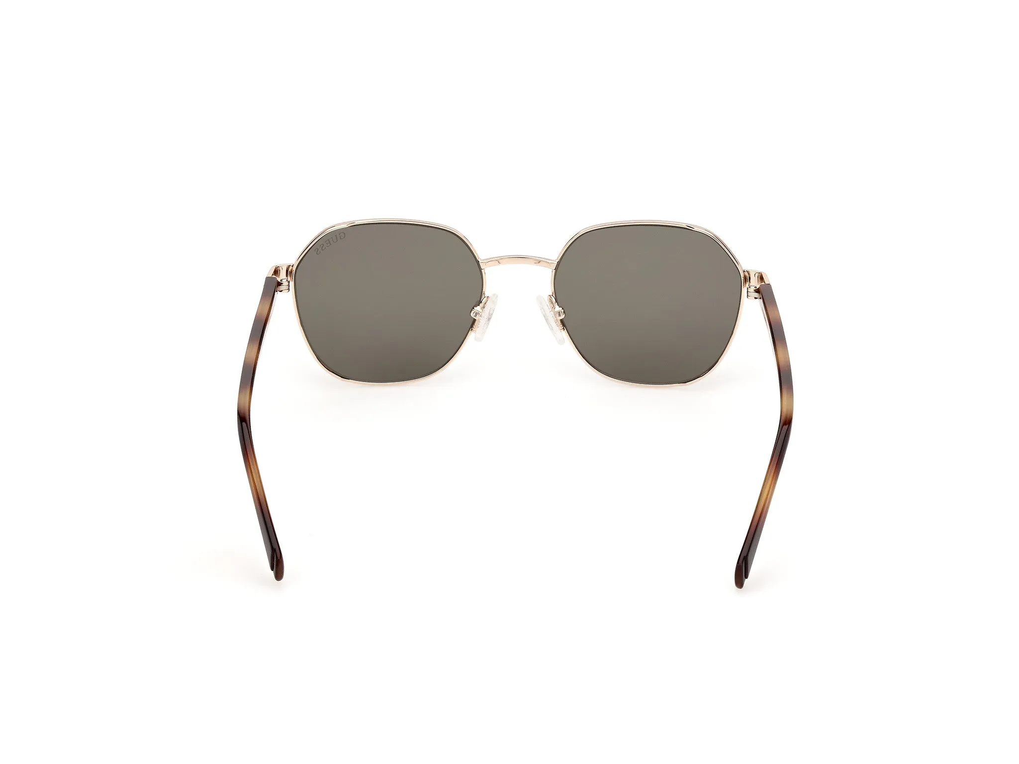 Guess GU00116 32N Occhiali da sole Metallo Oro Verde Rotonda Normale - immagine 4