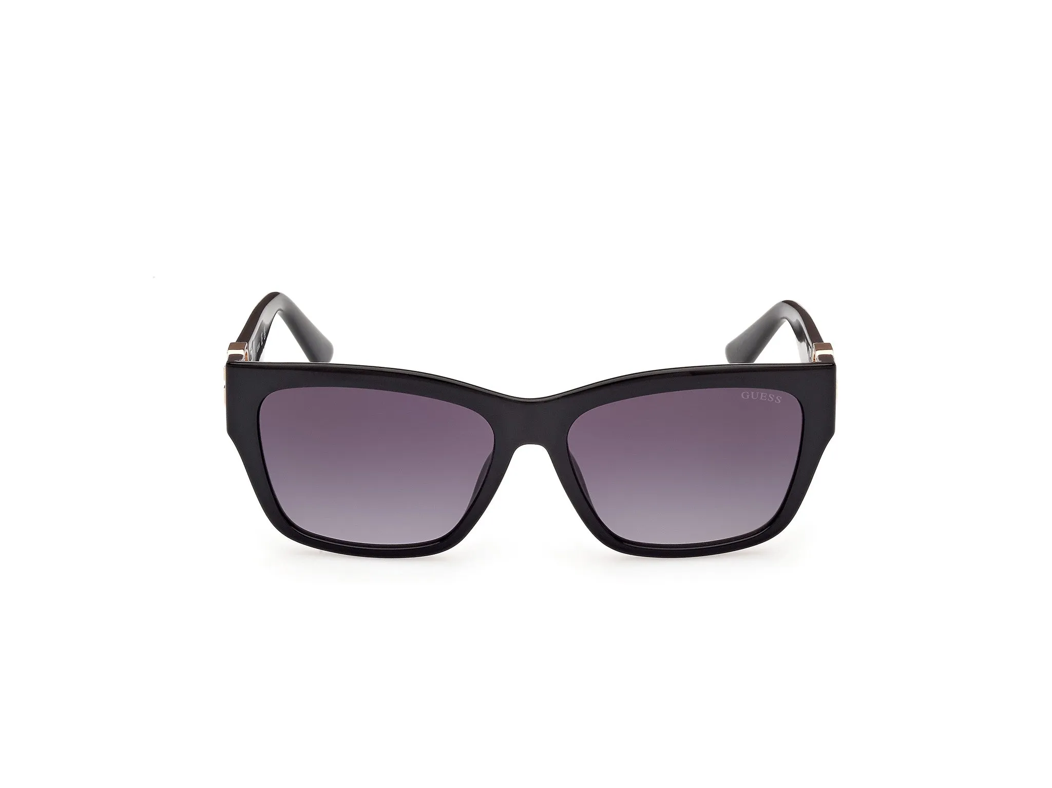 Guess GU00105 01B Occhiali da sole Iniettato Nero Grigio Squadrata Normale Sfumato - immagine 2