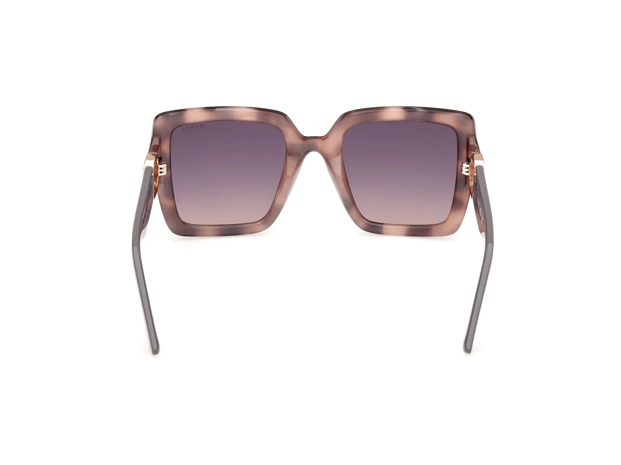 Guess GU00103 55B Occhiali da sole Iniettato Havana Fumo Squadrata Normale Sfumato - immagine 4