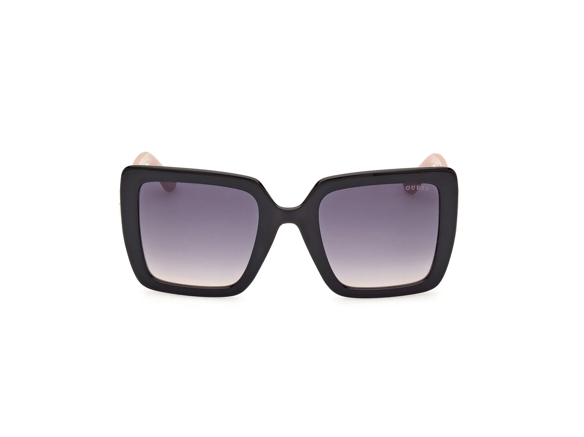 Guess GU00103 05W Occhiali da sole Iniettato Nero Blu Squadrata Normale Sfumato - immagine 2